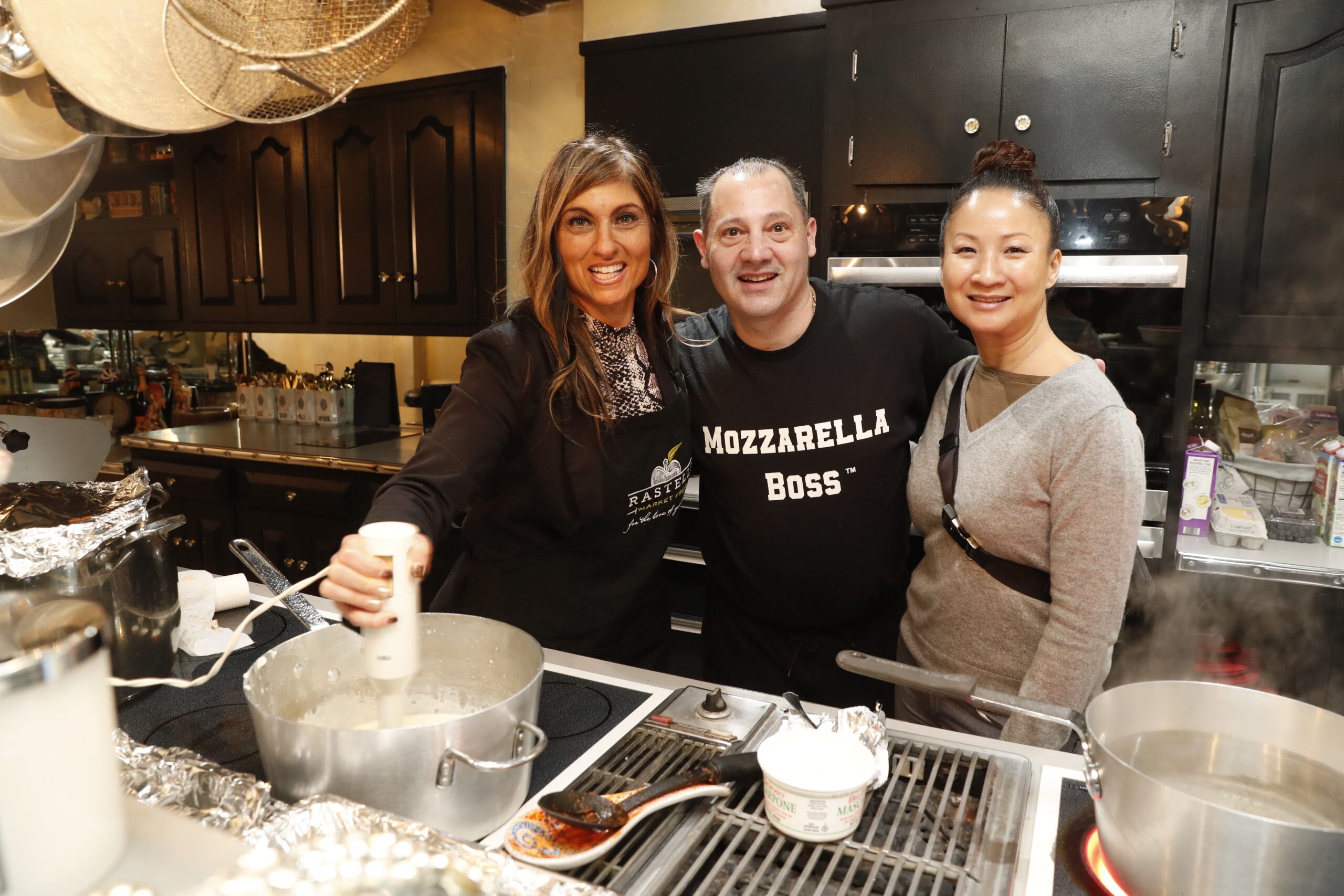 Mozzarella Boss at A Sopranos Style Italian Dinner Event